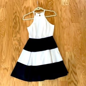 Altar’d State Black and White Dress